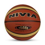 Nivia Pro Touch Basketball , Size: 7 , Material: Faux Leather , Color: Multicolor