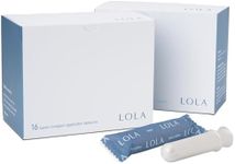 LOLA Organic Cotton Tampons, 32 Count - Super Non-Toxic Tampons, Period Feminine Hygiene Products, HSA FSA Approved Products Feminine Care