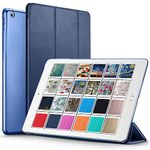 DuraSafe Cases for iPad Mini 3 2 1 Generation 7.9 Inch 7,9 pouces [ Mini 3rd Mini 2nd Mini 1st ] A1599 A1600 A1489 A1490 A1491 A1432 A1454 A1455 UltraSlim Cover étui with Translucent Back - Navy Blue