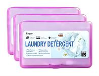 ENYUR Travel Laundry Detergent Sheets Fresh Scent–Easy to Use, More Convenient than Liquids, Powders, Pods and Pacs – Borh for Washing Machine & Hand-Washing - 96 Loads / 3pack