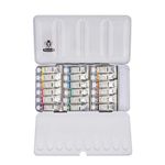 Schmincke - HORADAM® AQUARELL colour box, 18 x 5 ml tubes, 74118097, metal box, painting set, finest premium watercolours