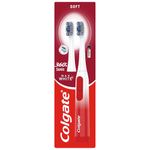 Colgate 360 Sonic Max White Battery Powered Toothbrush cleans in 4 ways and polishes teeth surface for a healthy, whole mouth clean with a replaceable head and a battery