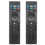 (Pack of 2) Newest Universal Remote Control Vizio XRT140 for Smart TV, Remote Replacement Vizio XRT136 XRT260 Smartcast D, E, M, P, V, PX Series Smart TVs with 6 Shortcut Buttons