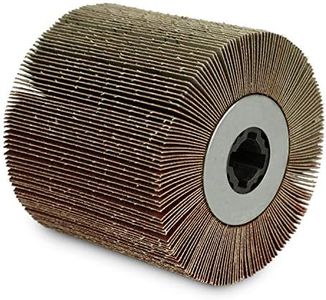 BHA Flap Wheel Sanding Drum, 4.5" x 4" with 3/4" Quad Keyway (120 Grit)