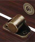 Sunivaca Magnetic Door Catch, with Neodymium Magnet Cabinet Catches, Cupboard Catches, Door Closers for Interior Door, 2 Pack Bronze