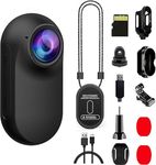 Xilecam Mini Body Camera 1080P with Memory Card Helmet Camera Body Cameras with Audio and Video Recording Multi-Function Accessory Body Cam(Black)