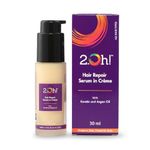 2.Oh! Hair Repair Serum In Crème- Italian Quality Anti Frizz Hair Serum | Shine Serum For Dry Frizzy Hair | Keratin and Argan Oil | Hair Smoothening Cream| No Oil Residue| Hair Serum for Women and Men