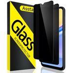 [2 Pack]Asstar for Privacy Screen Protector for Samsung Galaxy A15 5G 6.5",9H Shatterproof Tempered Glass Screen Protector for Samsung Galaxy A15 5G Case Friendly Accessories Military-Grade Protection