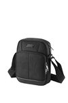 American Tourister Mens Bass Polyester Shoulder Bag Backpack (Black, Frsz)