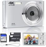 Digital Camera 2024 Newest 4K 44MP 