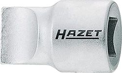 HAZET 980-2X13 Slot Profile Screwdriver Socket - Chrome-Plated