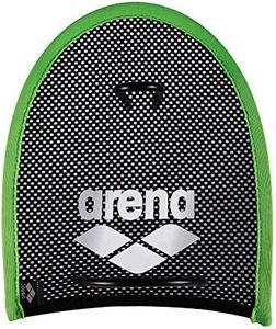 Arena Unisex Adult Flex Swimming Hand Paddles for Men and Women No Slip Mesh Design Swim Training Pool Equipment, Acid Lime/Black, Medium