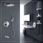 Jaaz Concealed Shower Wall Mixer Set (R) - Round