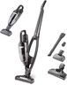 AEG QX6-1-45AN Akku Staubsauger kabellos/Staubsauger beutellos/leise/Handstaubsauger akku / 45 min Laufzeit/leicht/Hartboden / 2in1 / Tierhaare/Hund/Katze/Teppich/Auto/grau