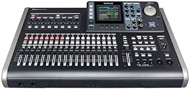 Tascam DP-24SD 24-Track Digital Portastudio Multi-Track Audio Recorder, 8 XLR Inputs, Effects, Mastering, Color Screen