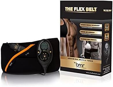 The Flex Belt Abdominal Muscle Toner , Black, 24"-47"