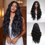 Esmee Long Wavy Black Wig for Women