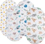 Bassinet Sheets 4 Pack Compatible with Arm's Reach Co-Sleeper Bassinet,Stretchy Ultra Soft Sun/Forest Deer/Space/Dinosaur