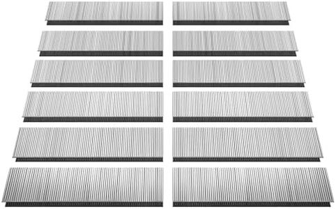 SimCos 18 Gauge 1/4" Narrow Crown 304 Stainless Steel Staples 1 Inch 960 Counts for 18 GA Pneumatic or Electric Stapler or Staple Gun