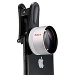 Kase Master Macro Phone Camera Lens Pro with Clip for iPhone 14 13 12 11 8 7 X XR Samsung Android,Professional 17mm Thread Mount Cell Phone Macro Lens Attachment with Metal Body