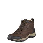 Ariat Men Terrain Leather Outdoor Hiking Boots, Brown Oiled Rowdy, 8