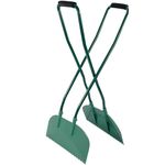 Crystals Leaf Grabbers Long Handled - Garden Leaf Collector Heavy Duty - Leaf Picker Grabber with Handles - Effortless Easy Pick Up to Keep Your Garden Tidy - Green