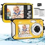 4K Underwater Camera with 64GB Memo