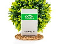 ECO Amenities Disposable Shower Caps for Home Hotel Vacation Rental Hair Salon, Individually Boxed Package, Full Size Adult, Case of 100