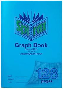 Spirax A4Grid Book with 5 mm Grid, 128 Pages