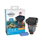 Thermacell Backpacker Mosquito & Midge Protector, 20 m² Protection Zone, Lightweight and Compact Design, Includes 3 Mats and Travel Bag, Grey