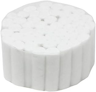 EverOne 1.5" Dental Cotton Rolls No. 2 Medium 100% High Absorbent Cotton, 50 Count