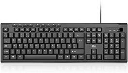 Rii RK907 USB Wired Keyboard Full S