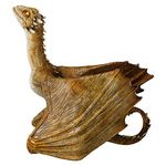 The Noble Collection Game Of Thrones Viserion Baby Dragon - 4.5in (11cm) Hand Painted Dragon Sculpture - Officially Licensed TV Show Props Gifts