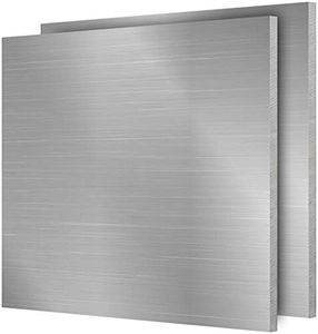 HOZEON 2 Pack 6061 Aluminum Sheet 12 x 12 x 1/4 Inches, Sturdy and Durable Aluminum Plate, Heavy Duty Metal Aluminum Sheet for Construction, Elevator, Transportation, Electronics, Aviation