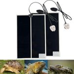 PeSandy 2PCS Reptile Heating Mat wi