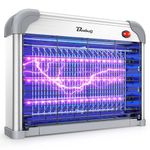 Buzbug LED Fly Zapper Indoor, 3800V Powerful Electric Fly trap, 10 Years Lifespan 3 Lamps Sustainable Less Power,Durable Fly Catcher, Fly Killer,Bug Zapper -MA009