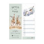 Wrendale Designs by Hannah Dale - Yours & Mine - 2025 Couples Calendar -147mm by 420mm