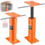 VEVOR House Floor Jacks, 2 Pack, 12"-16" Height Range, 9700 lbs Max Load Capacity Per Unit, Adjustable Support Beam Basement Jack Post Pole for Leveling, Steel Telescoping Jack for Temporary Support