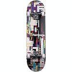 Rampage Skateboard for Kids Ages 6-12 - Glitch Logo Skate Board for Teens, Boys and Girls, Ideal Complete Skateboard for Beginners, Kids Skateboard for Tricks and Skateparks