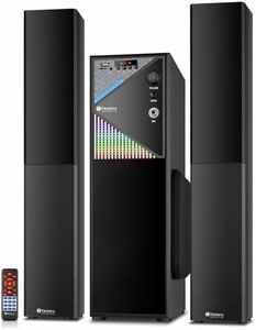 TRONICA TR-1502 Newly Launched Auxiliary Bluetooth Deep Bass Home Theater System with Subwoofer 2.1 Channel with 70W Premium Signature Sound, Multiple Connectivity Modes, Remote,Sleek Finish(Black)