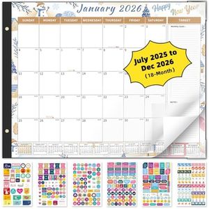 Ospelelf Desk Calendar 2026-2027 Large 22'' x 17'' Calendar 2026 Monthly Deskpad Calendar, 18 Month Calendar, Use Jan 2026 - June 2027, Seasons