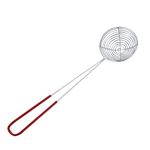 Stainless Steel Spider Strainer Spoon, Stainless Steel Multifunction Small Wire Skimmer Colander with Handle for Hot Pot, Beans, Meatball, Mini Mesh Skimmer Spoon Strainer Ladle with Handle(size:L)