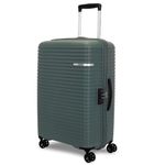 American Tourister Liftoff+|Medium Size Check-in Spinner Trolley Bag (67 cm) for Travel|360° 8 Wheel Travel Luggage|Hard Case Polypropylene (PP) Suitcase|Mounted TSA Lock|Dark Olive