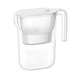 Waterdrop Water Filter Jug, NSF Certified 2.5L Water Filter Jug with 1×90 Days Filter, Reduces Lead, Fluoride, Chlorine and More, BPA Free, White (Replacement Filter: WD-PF-01A Plus)