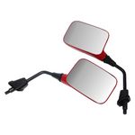 TVS Bike Mirror Set (Racing Red)