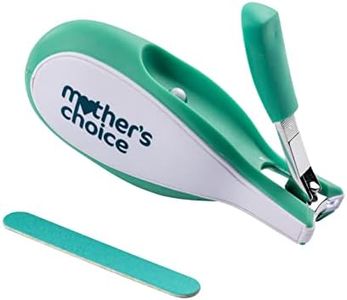 Mother’s Choice Sleepy Baby Nail Clippers - LED Illuminated, Tear-Free Clipping with Emery Board Slot for Newborns