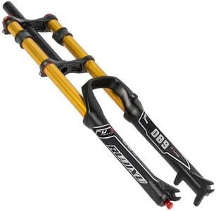 HIMALO Downhill Mountain Bike Suspension Fork 26 27.5 29 Air Fork Travel 130mm Disc Brake Straight Fork QR Rebound Adjustale Manual Lockout