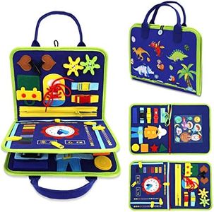 Gifts for 1 2 3 Year Old Girls, Toddlers Toys for 1 2 3 Year Old Boys Gifts Busy Board for 1 2 3 4 Year Old Boys Girls Montessori Toys for 12-18-24 Months Toddler Boys Girls Learning Activities Toy