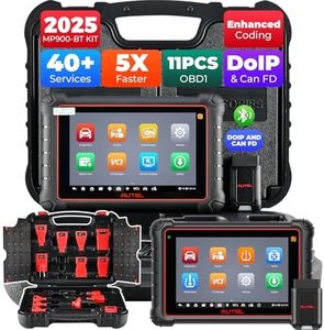 Autel MaxiCOM MK808 OBD2 Diagnostic Scan Tool with All System & Service Functions Including Oil Reset, EPB, BMS, SAS, DPF, TPMS and IMMO (MD802+MaxiCheck Pro)