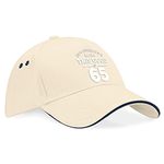 65th Birthday Baseball Cap Hat Gift Idea Present 65 keepsake for Women Men (Putty)